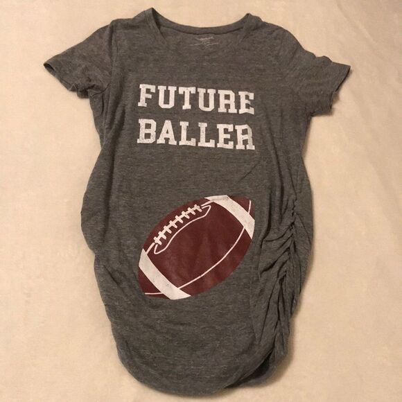 Motherhood Maternity "Future Baller" T-Shirt - SM - Picture 1 of 9